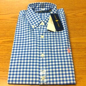 RALPH LAUREN Slim Fit Long Sleeve Button Down Shirt
